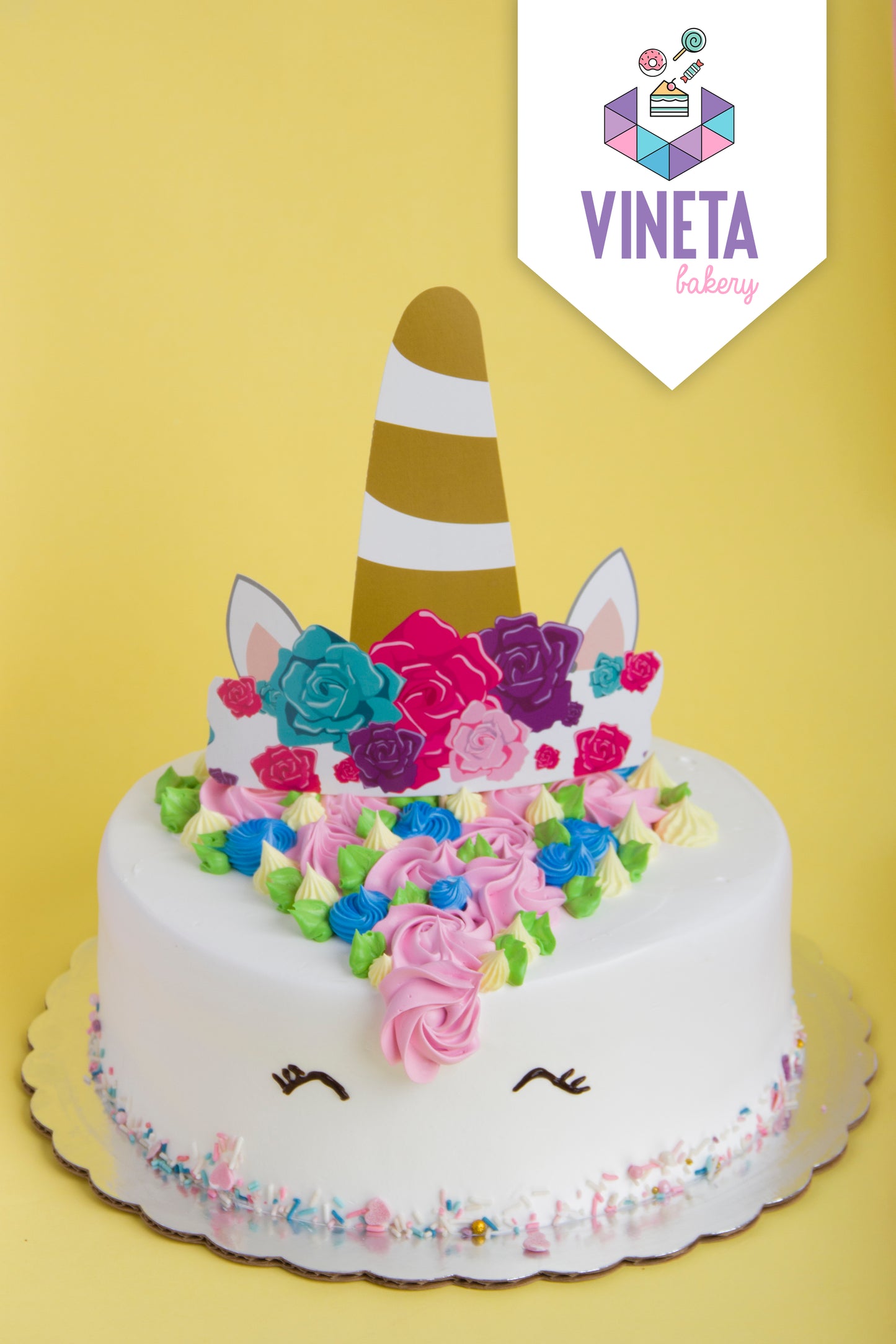 27 Cake cuerno de unicornio LP