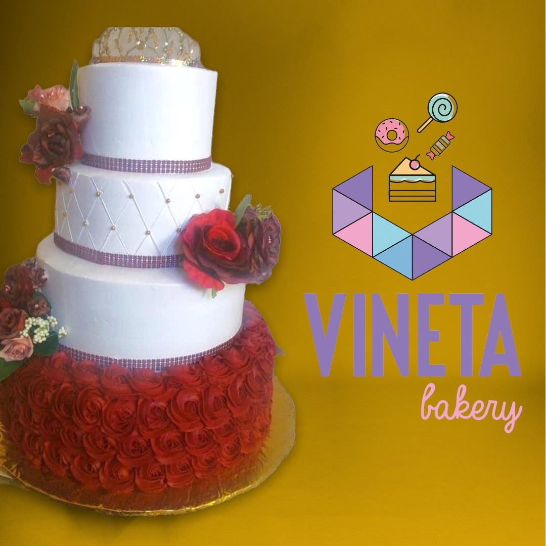 XV202103 Mis 15 coronas rojas y doradas