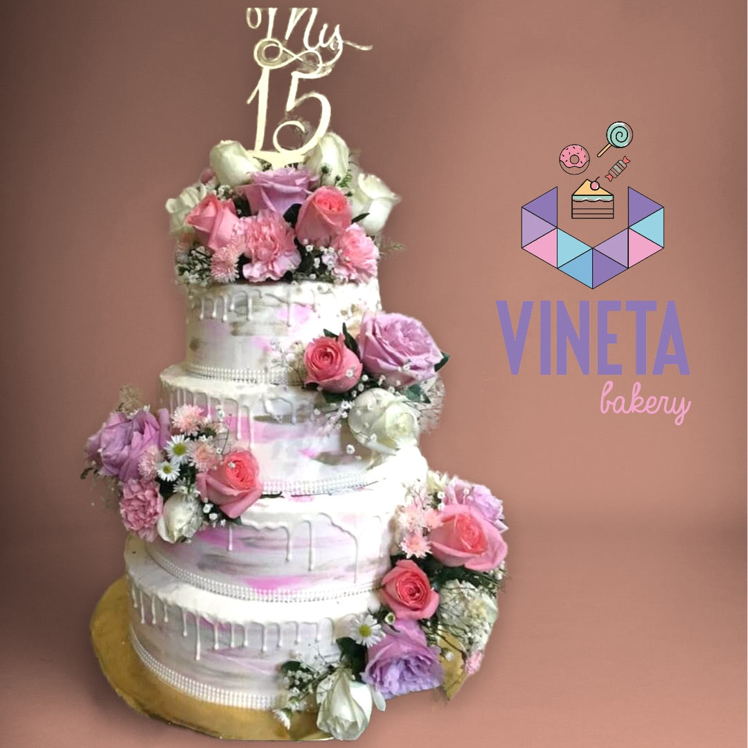 XV202104 Mis 15 rosas pastel